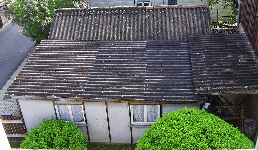 asbestos garage roof